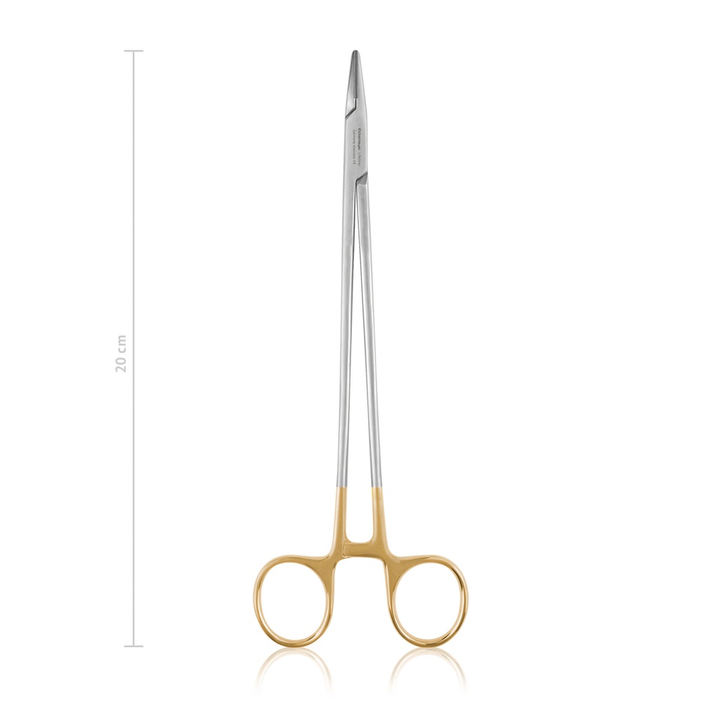 DeBakey needle holder, 200 mm, TC  