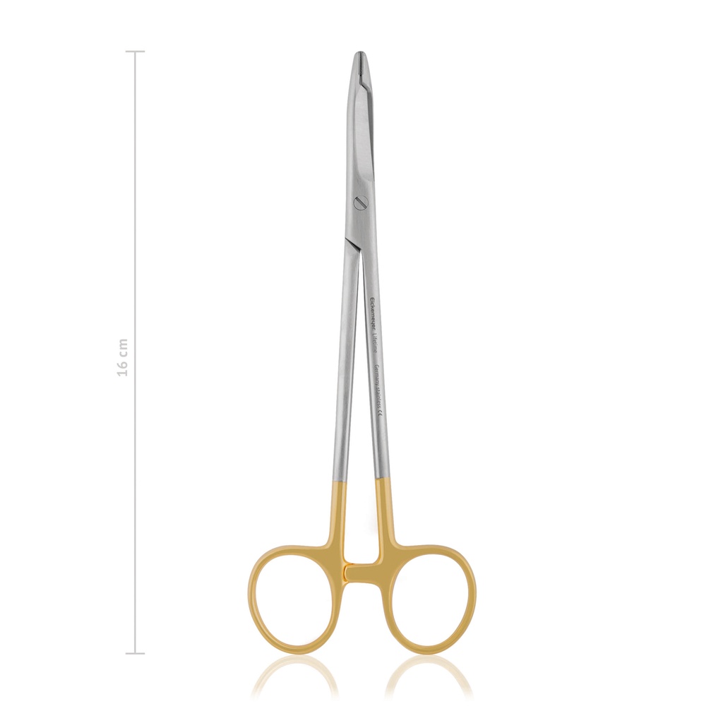 Needle holder Olsen-Hegar, 16 cm, TC  