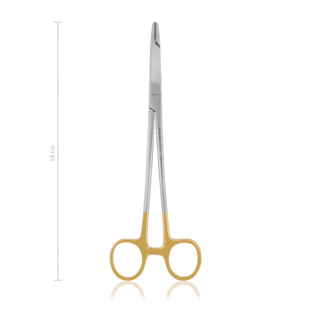 Needle holder Olsen-Hegar, 18 cm, TC  