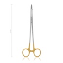 Needle holder Olsen-Hegar, 18 cm, TC  