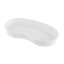 Plastic kidneybowl, white, 25 cm  