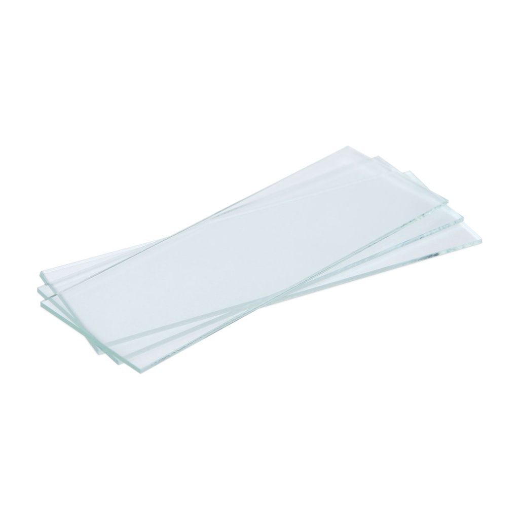 Microscope slides, 76 x 26 x 1 mm with cutted edges, 50/pkg. 