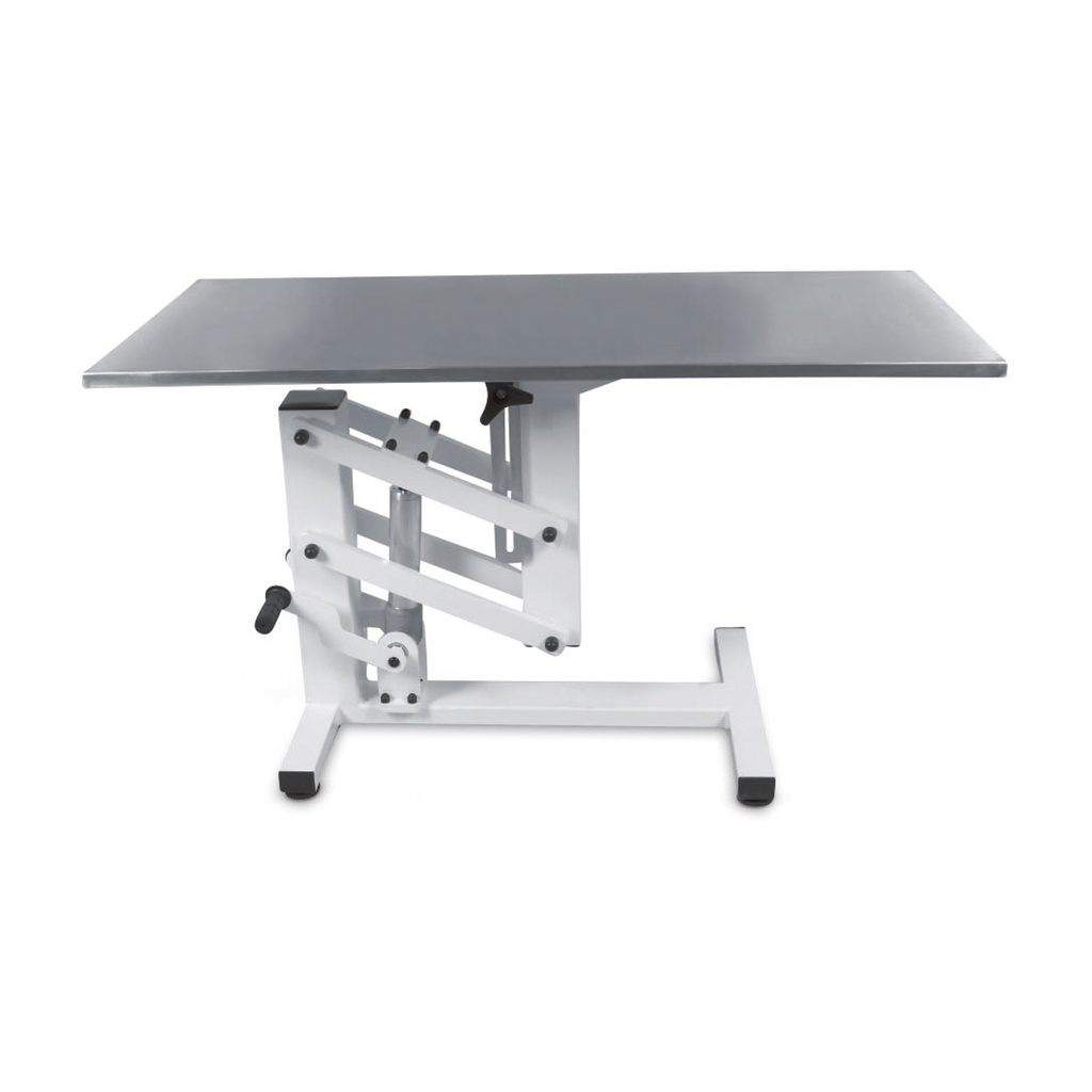 Hydraulic Examination Table BASIC, with stainless steel table top 60x130cm height adjustable 63 - 115 cm