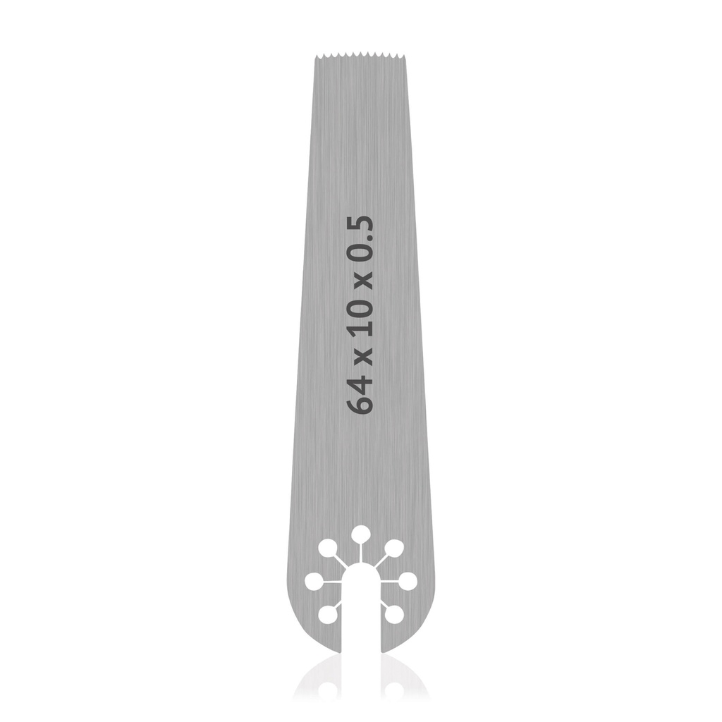 OrthoVet Plus Saw Blade Aesculap - connection, size: L 64 x B 10 x H 0.5mm