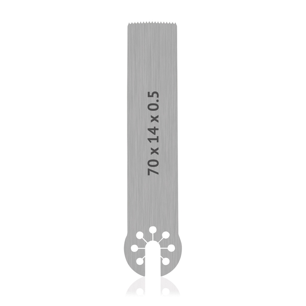 OrthoVet Plus Saw Blade Aesculap - connection, size: L 70 x B 14 x H 0.5mm