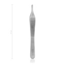 Special tissue forceps Adson-Brown, 12cm with lateral teeth. Perfect for surgery and suture.