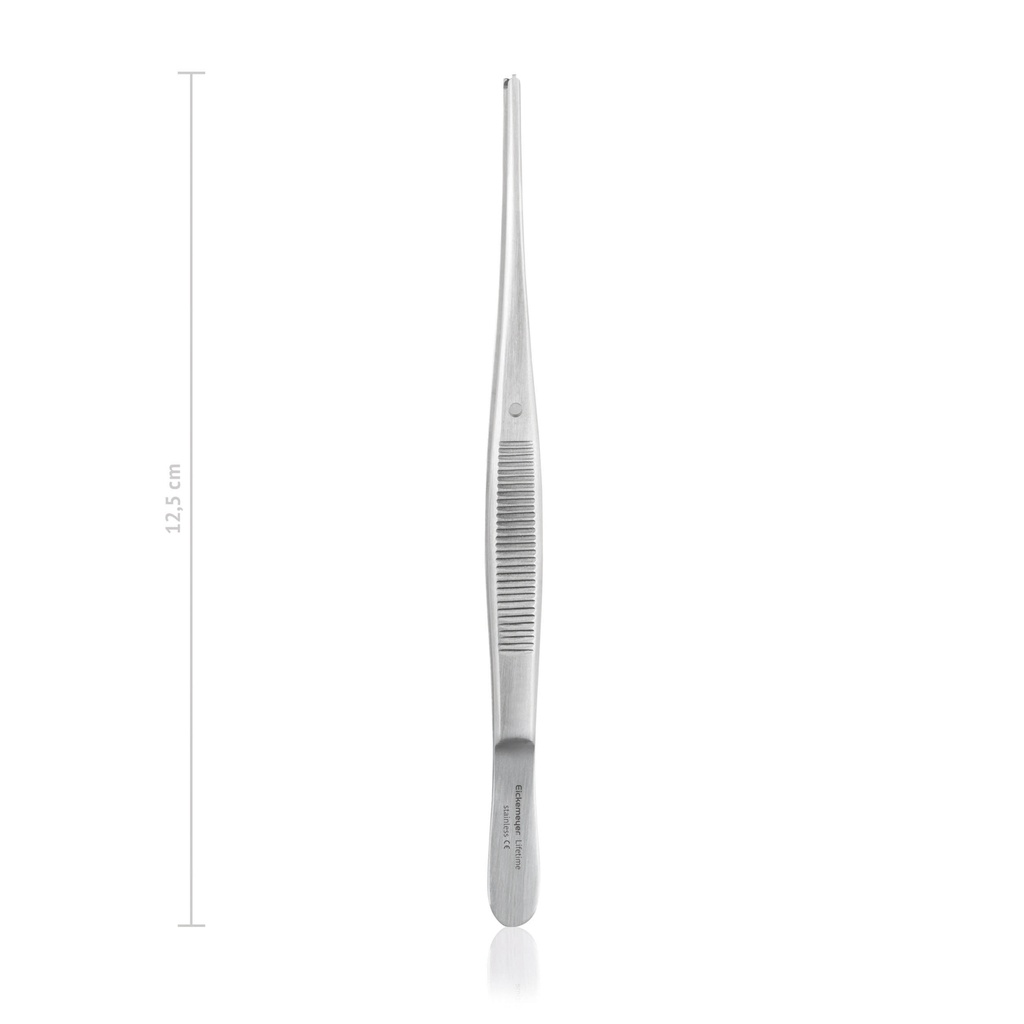 Tissue forceps Semken, 12,5 cm, 1x2 teeth, delicate 