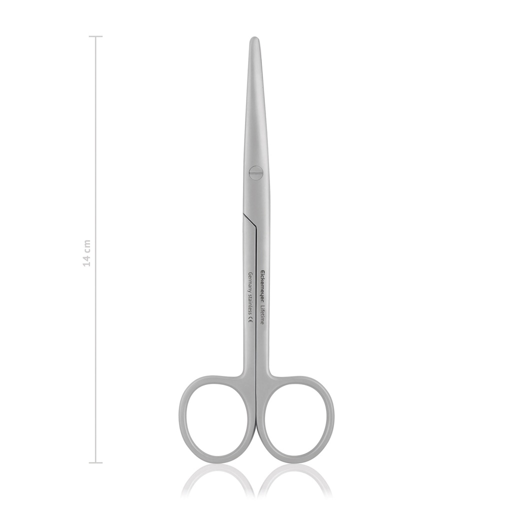 Dissecting scissors Mayo-Stille, straight, 14 cm, blunt/blunt 