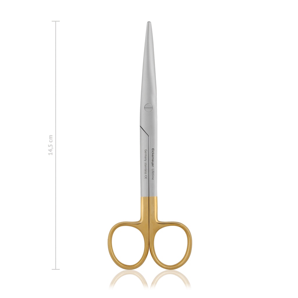 Dissecting scissors Mayo-Stille, blunt/blunt, straight, 14cm, TC 