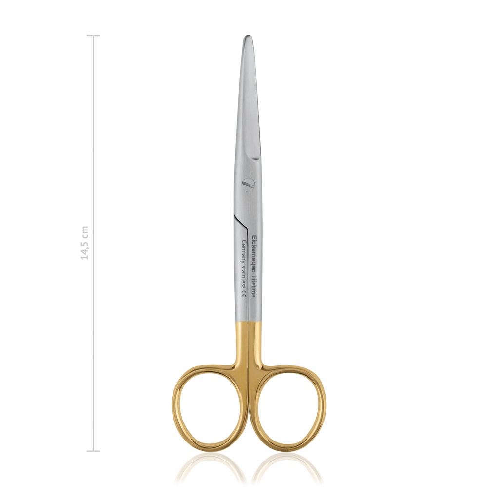 Dissecting scissors Mayo, straight, blunt/blunt, 14,5 cm, TC 