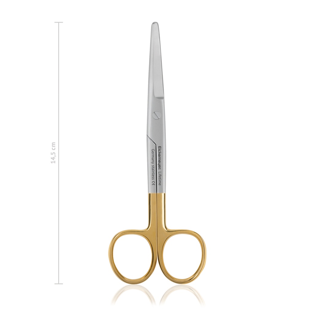 Dissecting scissors Mayo, curved, blunt/blunt, 14,5 cm, TC 