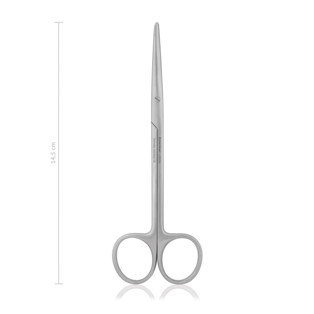 Dissecting scissors Metzenbaum-Fino, curved, 14,5 cm, blunt/blunt 