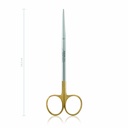 Dissecting scissors Metzenbaum-Fino, straight, 14,5 cm, TC very delicate 