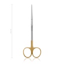 Dissecting scissors Metzenbaum-Fino, curved, 14,5 cm, TC very delicate 