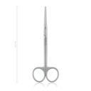 Dissecting scissors Metzenbaum, curved, 14,5 cm, blunt/blunt 