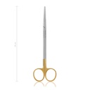 Dissecting scissors Metzenbaum, curved, 18 cm, TC 