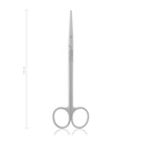 Dissecting scissors Metzenbaum, straight, 18 cm, blunt/blunt 