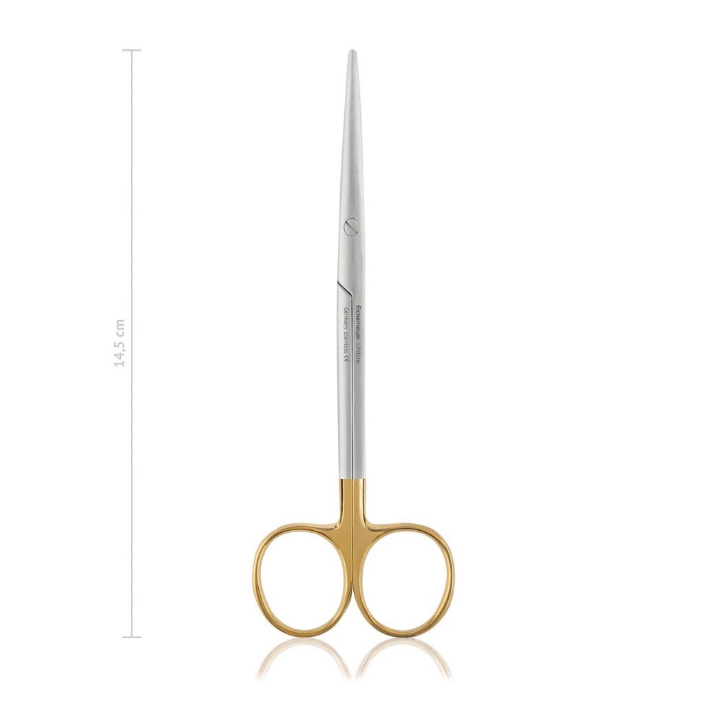 Dissecting scissors Metzenbaum, straight 14,5 cm, TC 