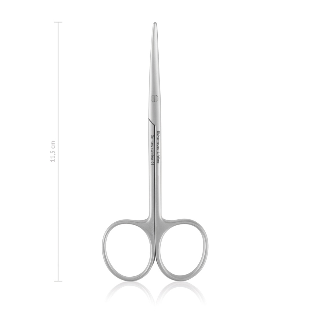 Dissecting scissors, curved, 11,5 cm blunt/blunt 