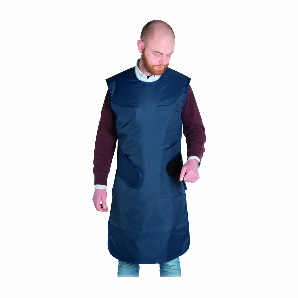 X-Ray apron, light, blue, Pb 0,5, 120 cm  