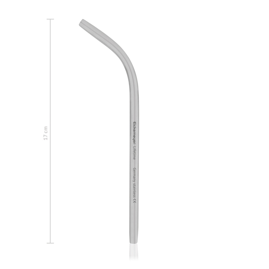 Suction cannula, curved, L = 19 cm  