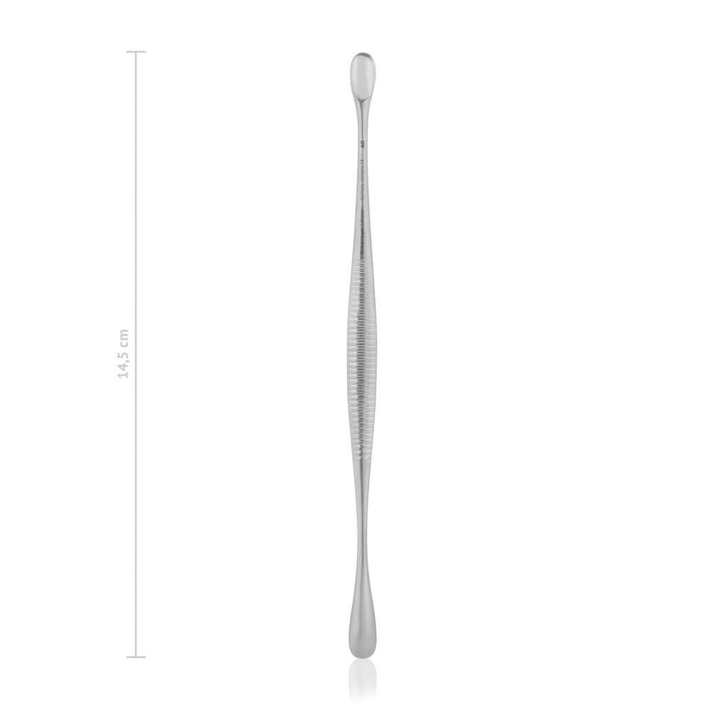 Bone curette Volkmann, double, 14 cm  