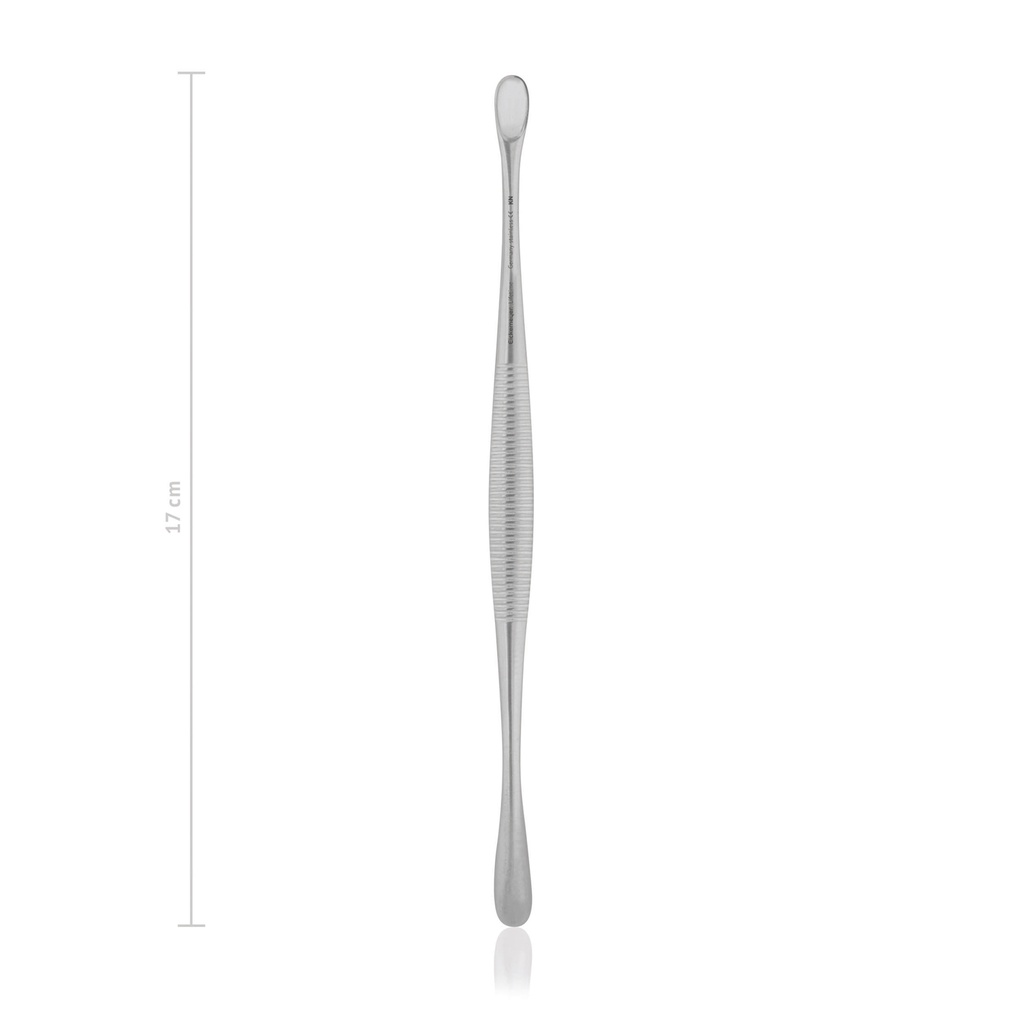 Bone curette Volkmann, double, 17 cm  