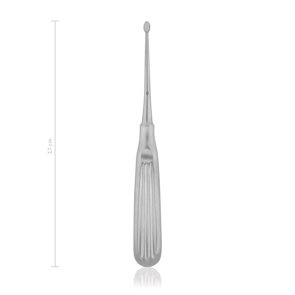 Bone curette Volkmann, fig. 0 width 6 mm 