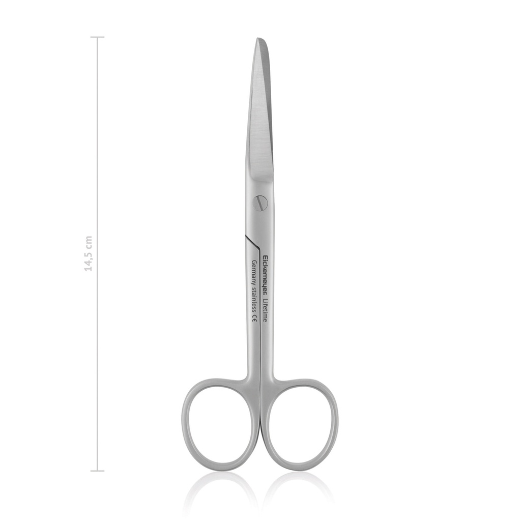 Surgical scissors, curved, sharp/blunt, 14,5 cm 