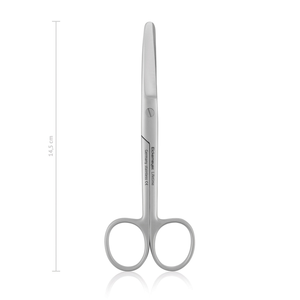 Surgical scissors, curved, blunt/blunt, 14,5 cm 