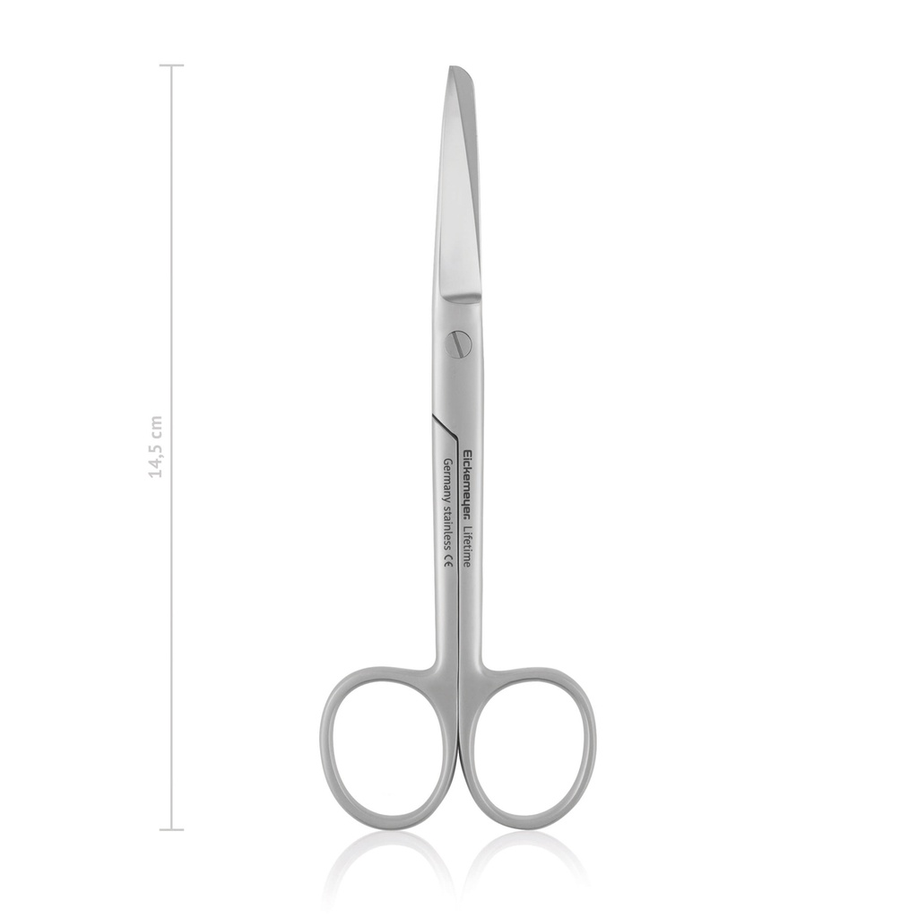 Surgical scissors, straight, sharp/blunt 14,5 cm 