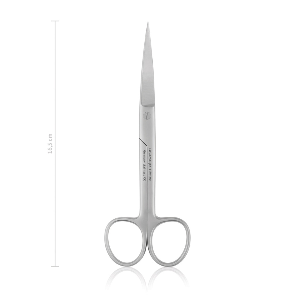 Surgical scissors, curved, sharp/sharp, 16,5 cm 