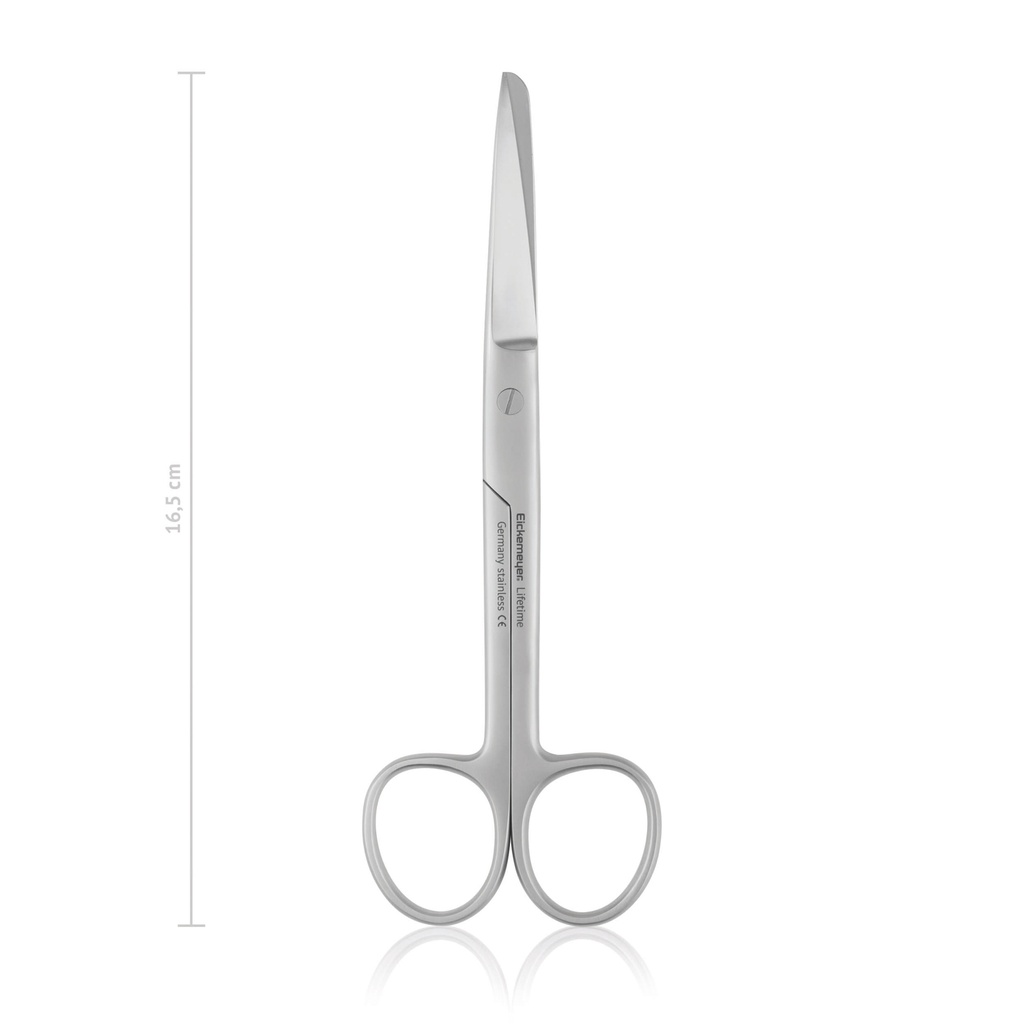 Surgical scissors straight, sharp/blunt, 16,5 cm 