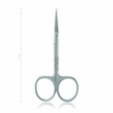 Delicate scissors, 9 cm, straight, sharp/sharp 