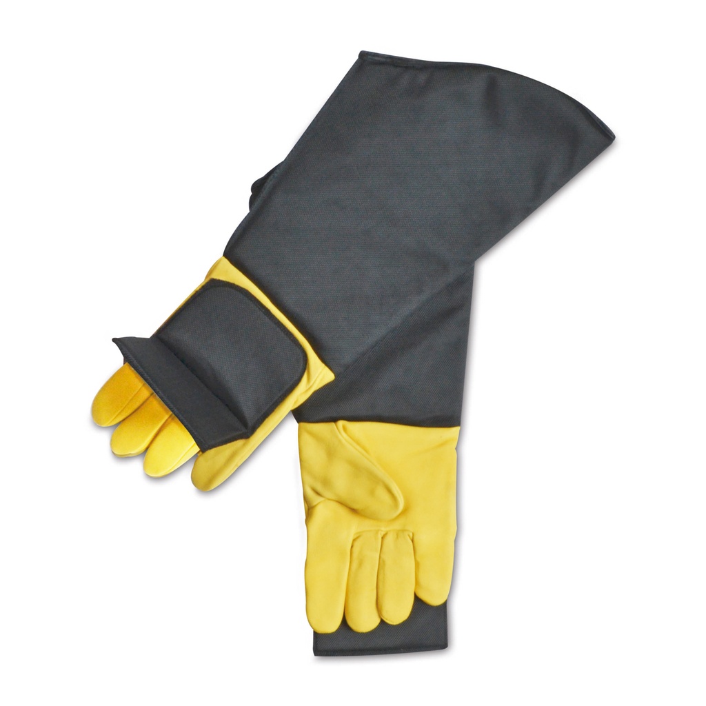 Protection gloves, high penetration protection from bites and scratches due to stable Kevlar