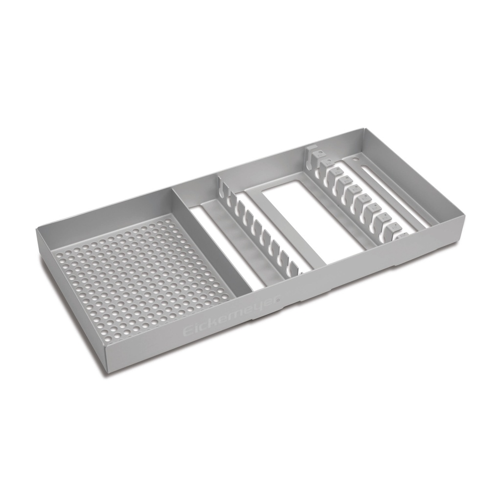 Sterilizing rack for Kirschner wires up to 16 cm length, 27x12,5x2,8 cm 