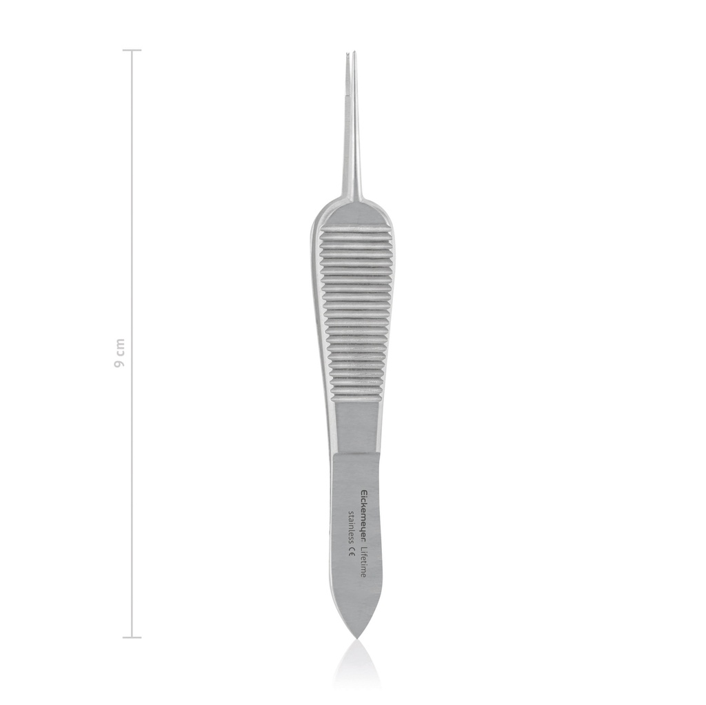 St. Martin suture forceps, 1x2 teeth, 0,5 mm, 9 cm 