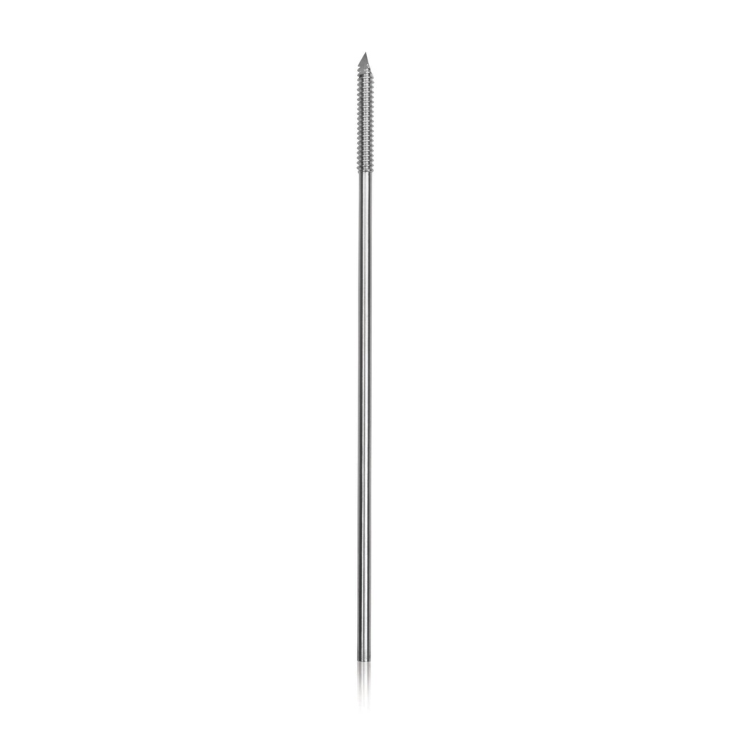 STEINMANN Positive Profile Pin, End Thread: Ø 3.0 mm, L=102 mm, Ø 2.4 mm 