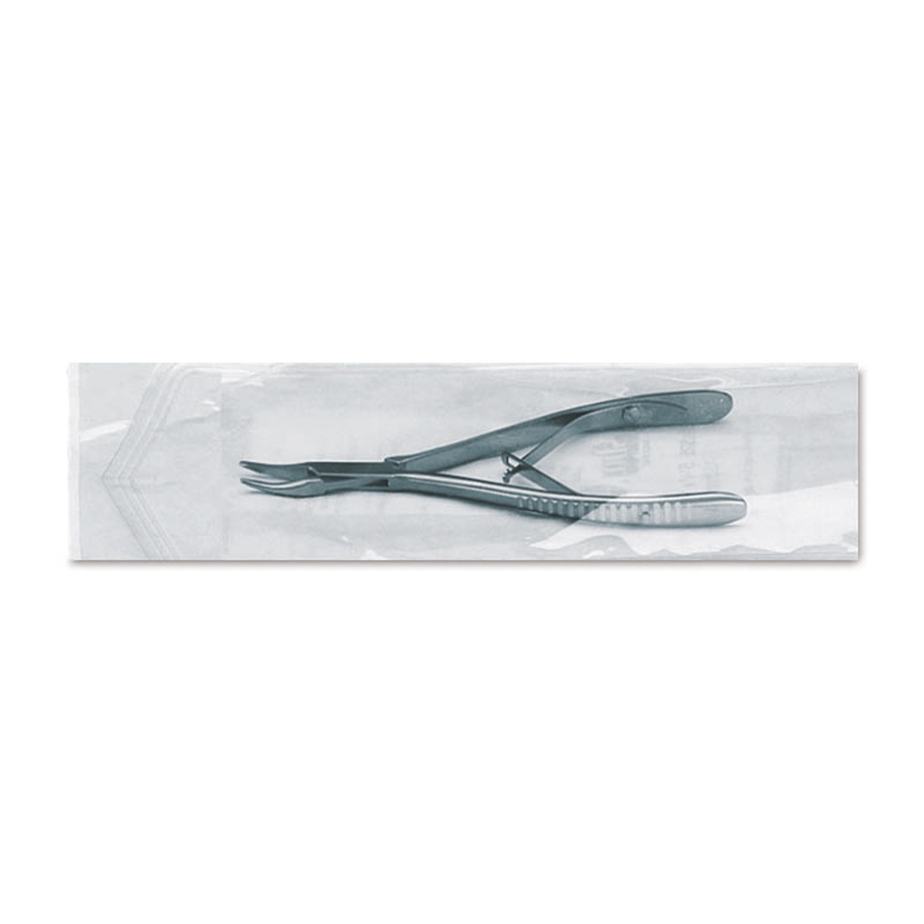 Sterilisation Pouches, 200 per pack Self-sealing with indicator 90 x 250 mm