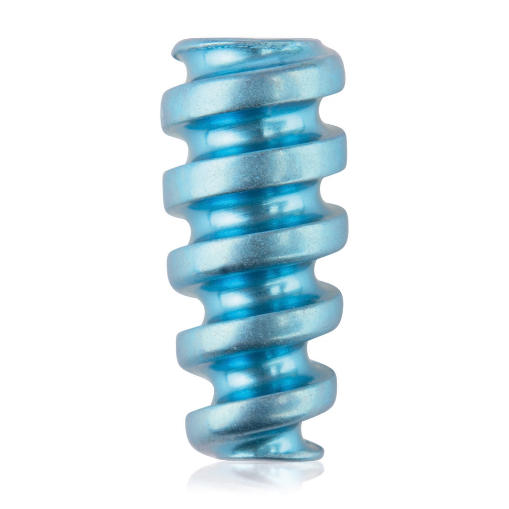 Zlig Interference Screw cannulated 1.1/Ø3.5/8.0mm, HEX 2.0, light blue 