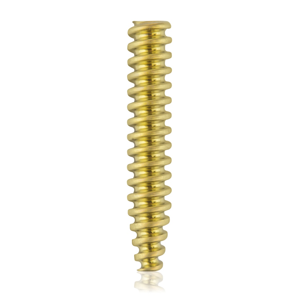 Zlig Interference Screw cannulated 1.1/Ø4.5/25.0mm, HEX 2.5, yellow 