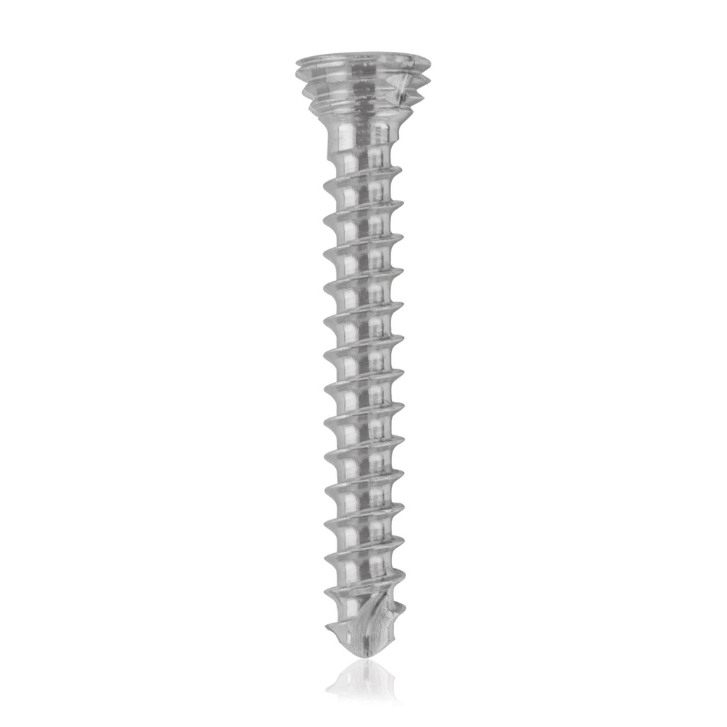 Titanium locking screw Ø1.7x 14mm multi-directional, silver, Torx 6 self-drilling, self-tapping