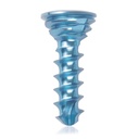 Titanium locking screw Ø2.7x10mm multi-directional, blue, Torx 10 self-drilling, self-tapping