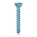 Titanium locking screw Ø2.7x18mm multidirectional, blue, Torx 10 self-drilling, self-tapping