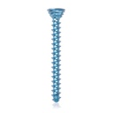 Titanium locking screw Ø2.7x26mm multidirectional, blue, Torx 10 self-drilling, self-tapping