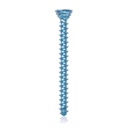 Titanium locking screw Ø2.7x30mm multidirectional, blue, Torx 10 self-drilling, self-tapping