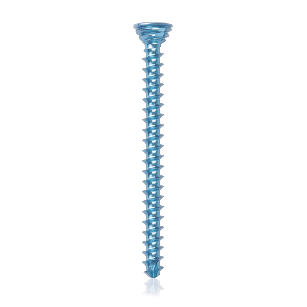 Titanium locking screw Ø2.7x 32mm, multidirectional, blue, Torx 10,  self-drilling, self-tapping