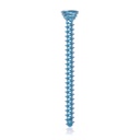 Titanium locking screw Ø2.7x 32mm, multidirectional, blue, Torx 10,  self-drilling, self-tapping