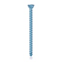 Titanium locking screw Ø2.7x 36mm, multidirectional, blue, Torx 10, self-drilling, self-tapping