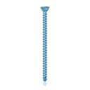 Titanium locking screw Ø2.7x 40mm, multidirectional, blue, Torx 10, self-drilling, self-tapping